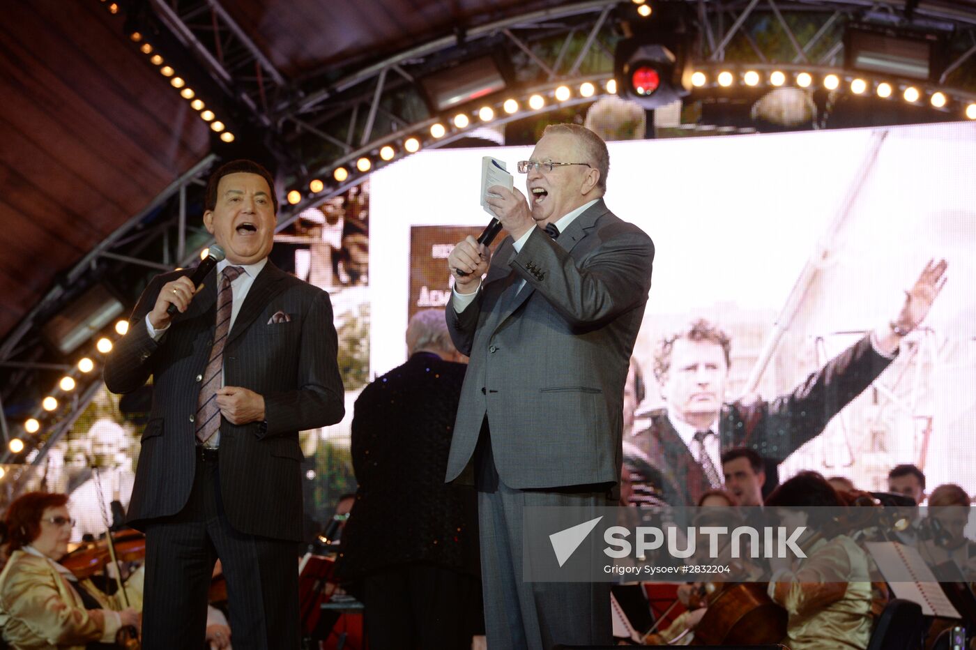 LDPR leader Vladimir Zhirinovsky celebrates his 70th anniversary