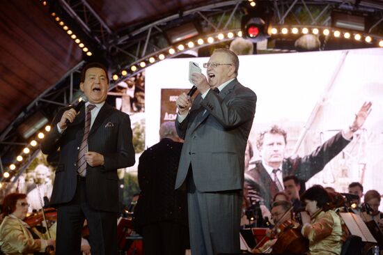 LDPR leader Vladimir Zhirinovsky celebrates his 70th anniversary