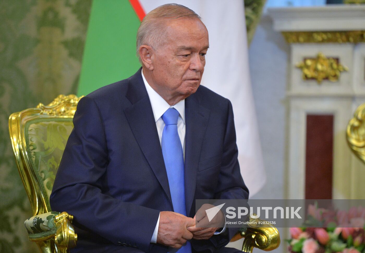 Russian President Vladimir Putin holds talks with President of Uzbekistan Islam Karimov
