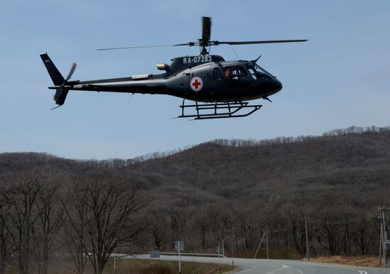 Special tactical drill "Elimination of medical consequences of road accidents" in Primorye Territory