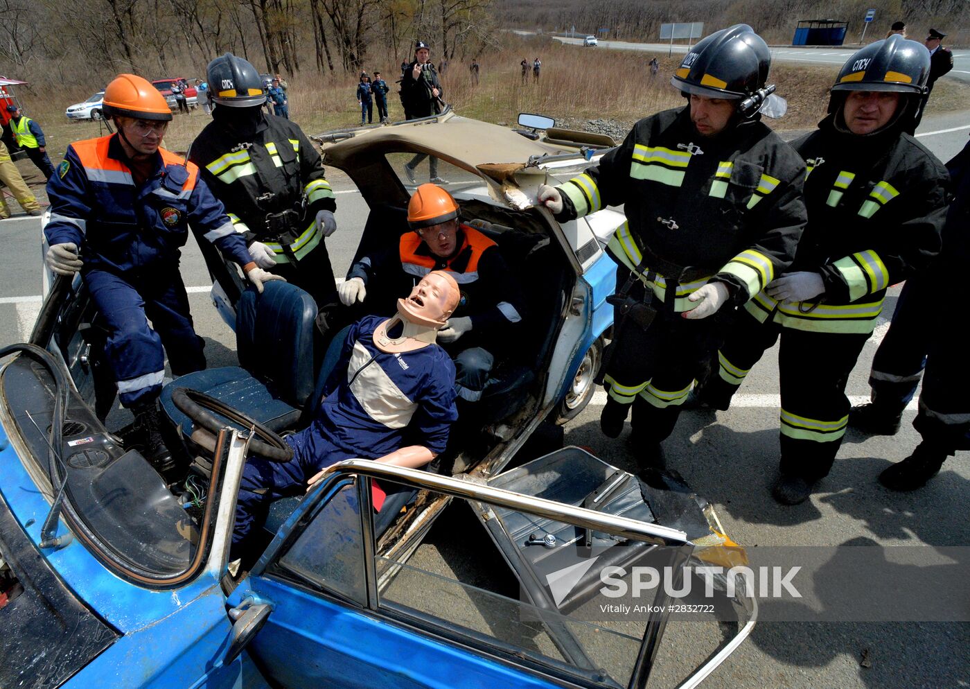 Special tactical drill "Elimination of medical consequences of road accidents" in Primorye Territory
