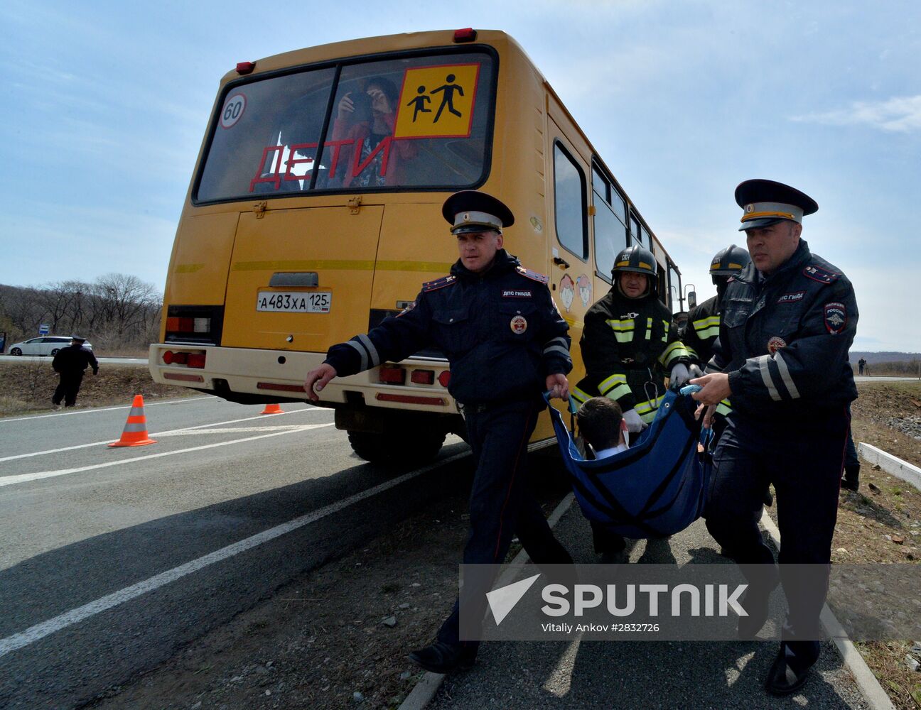 Special tactical drill "Elimination of medical consequences of road accidents" in Primorye Territory