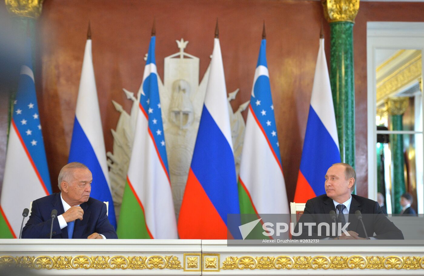 President Putin holds talks with President of UzbekistanIslam Karimov