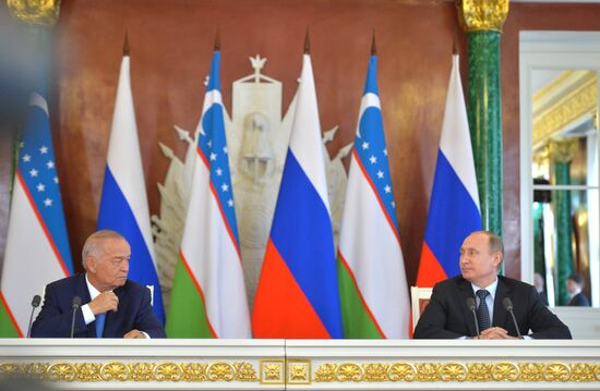 President Putin holds talks with President of UzbekistanIslam Karimov