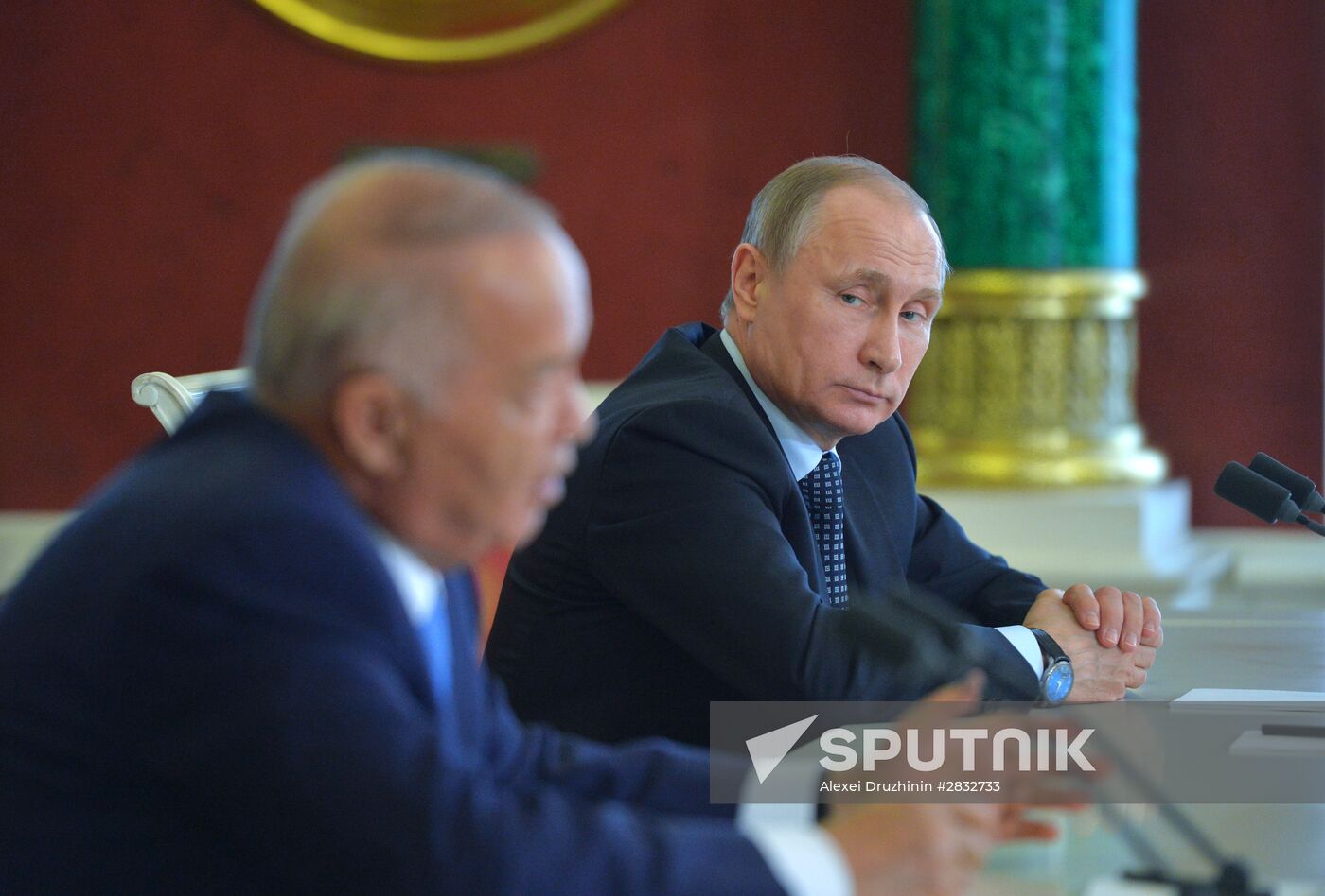 President Putin holds talks with President of UzbekistanIslam Karimov