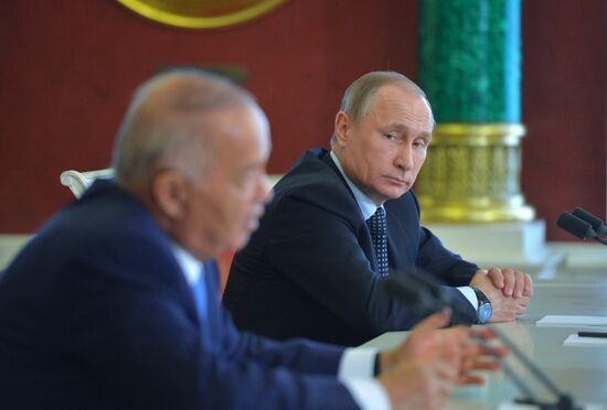 President Putin holds talks with President of UzbekistanIslam Karimov