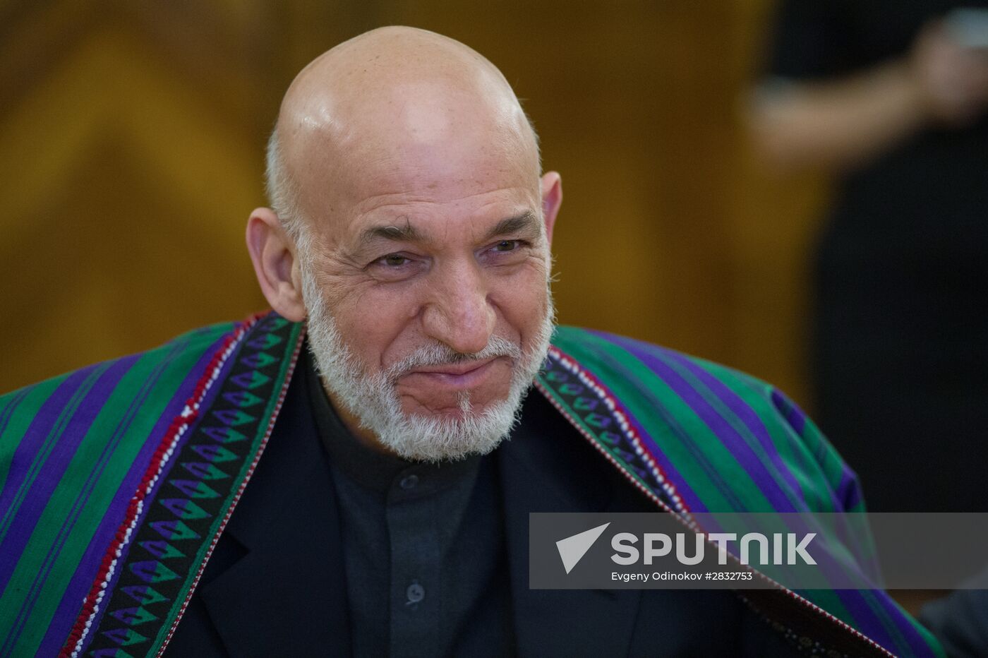 Foreign Minister Sergei Lavrov meets with former President of Afghanistan Hamid Karzai