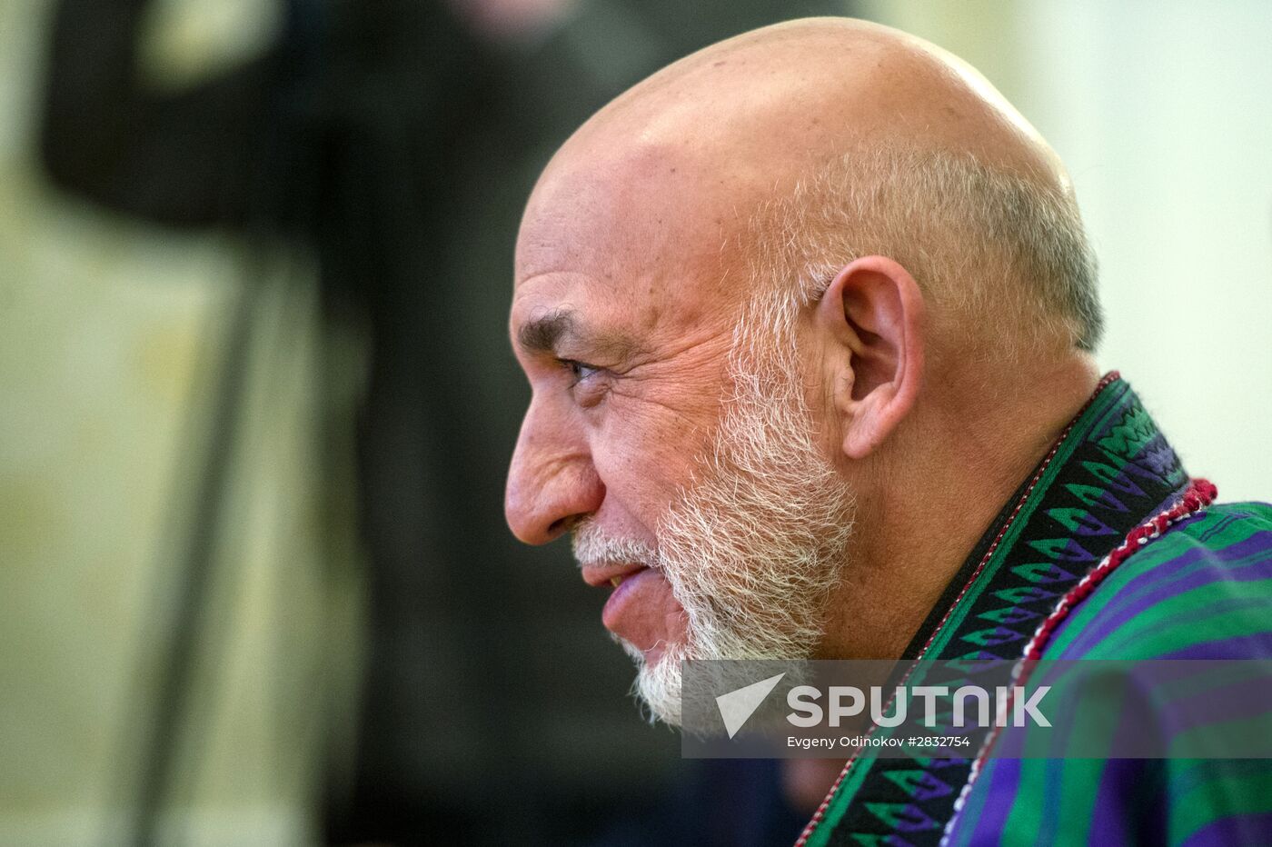 Foreign Minister Sergei Lavrov meets with former President of Afghanistan Hamid Karzai