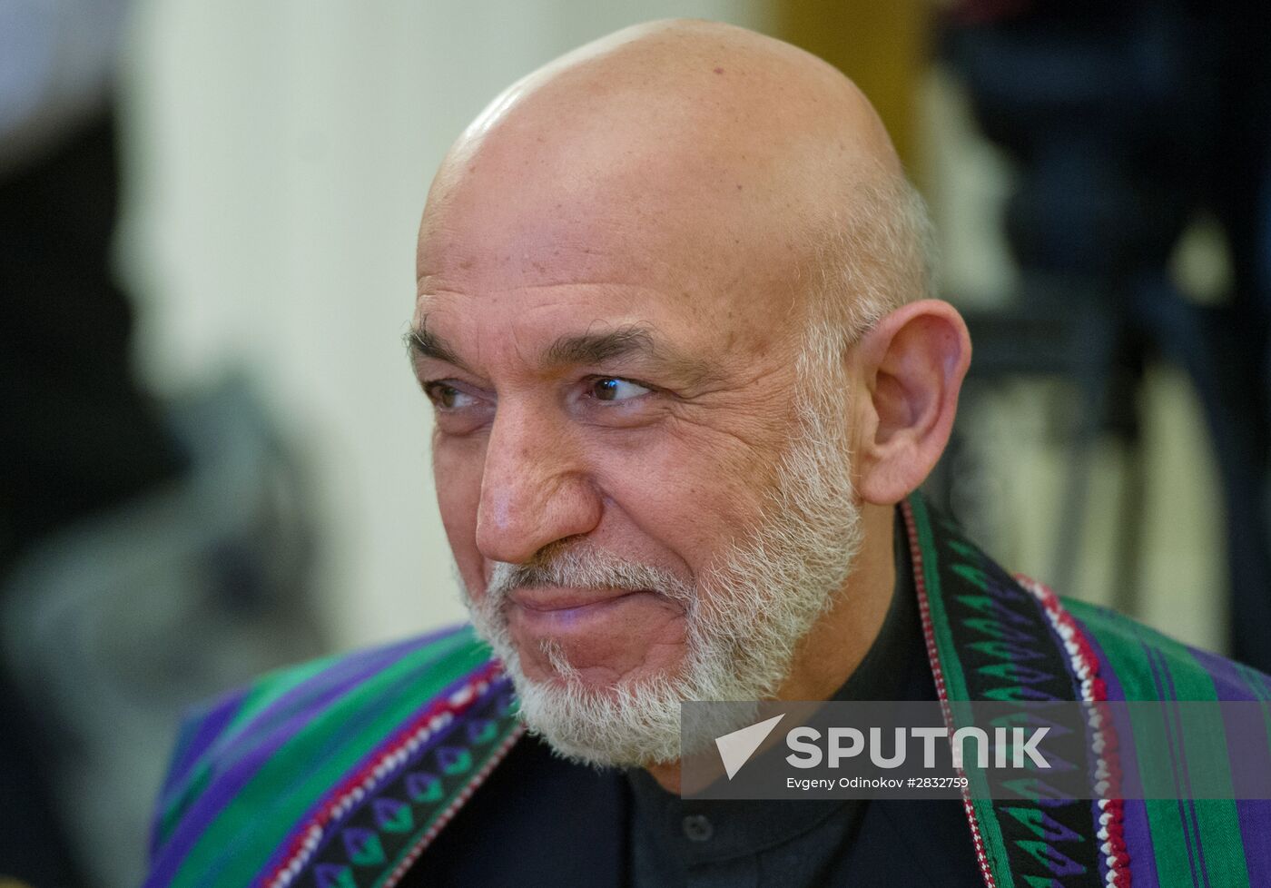Foreign Minister Sergei Lavrov meets with former President of Afghanistan Hamid Karzai