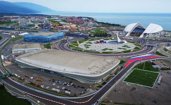 The Sochi Autodrom and Olympic Park