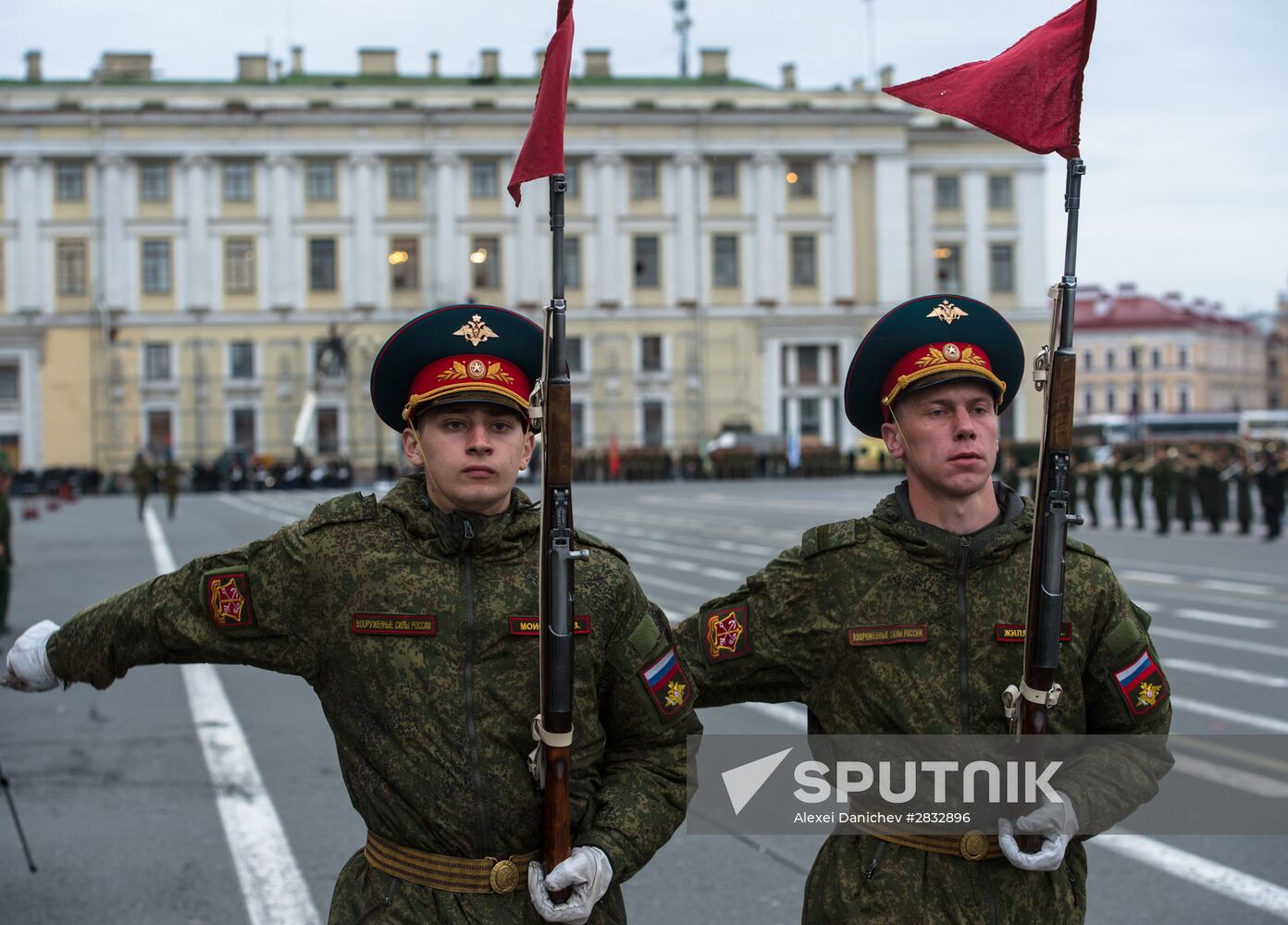 Rehearsal of Victory Parade in St Petersburg