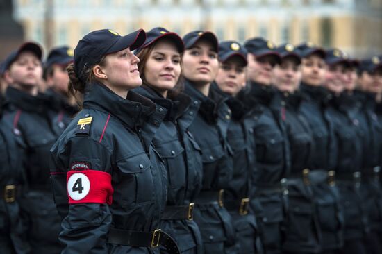 Rehearsal of Victory Parade in St Petersburg