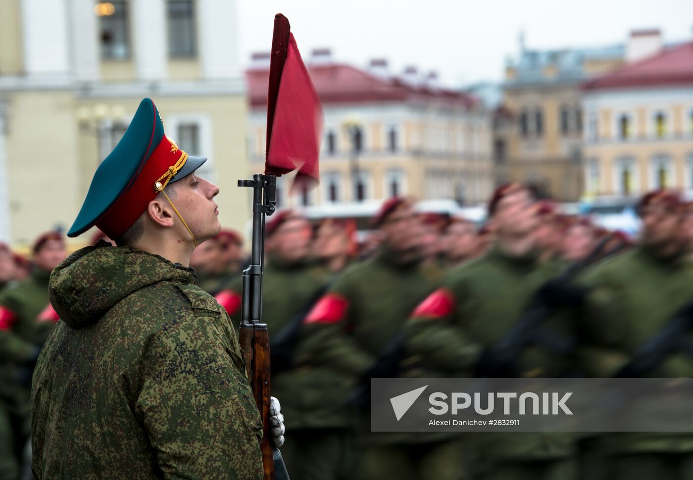 Rehearsal of Victory Parade in St Petersburg