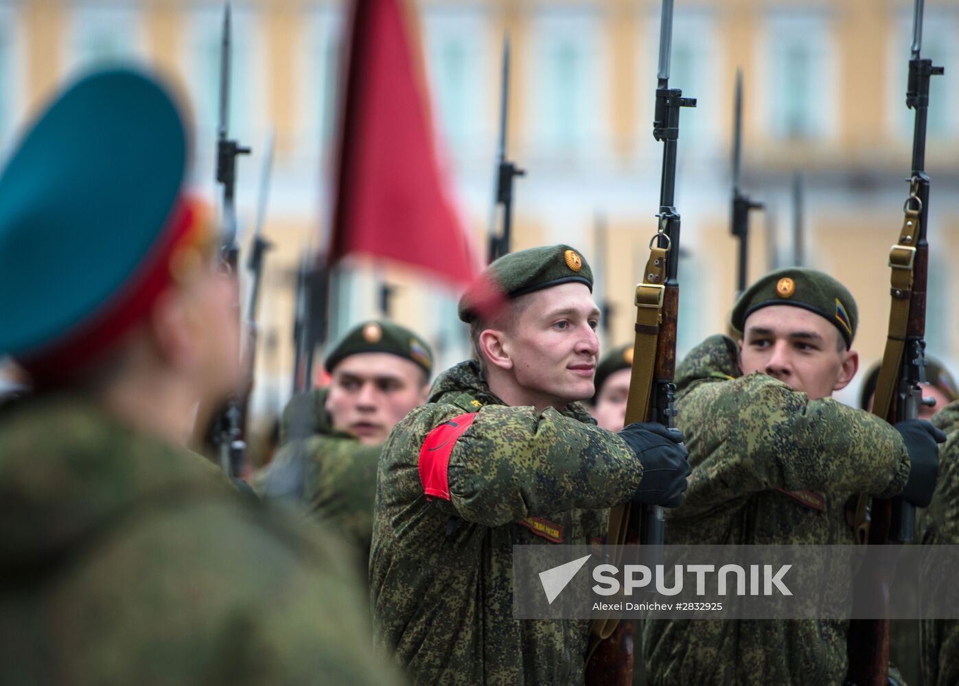 Rehearsal of Victory Parade in St Petersburg