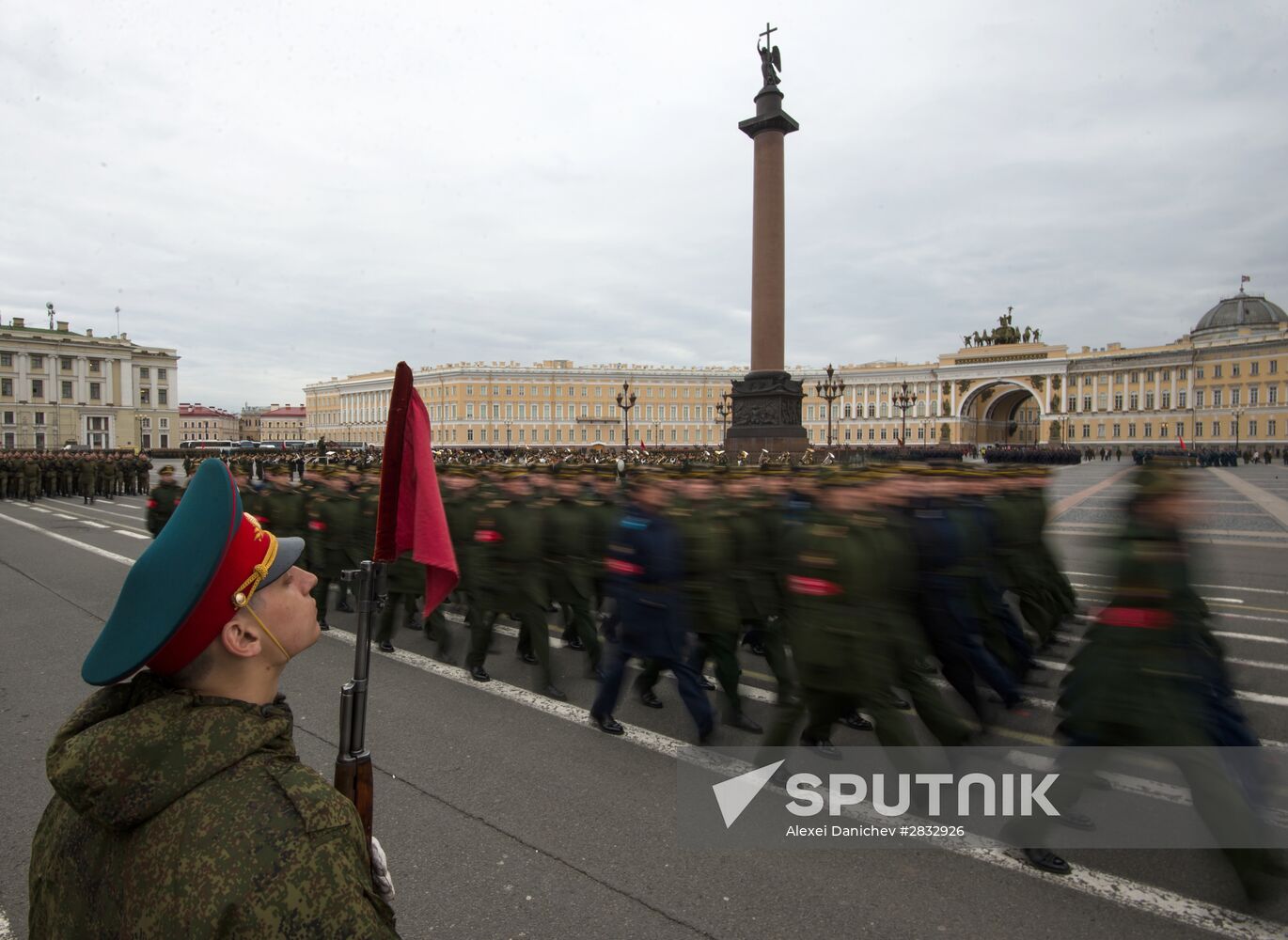 Rehearsal of Victory Parade in St Petersburg
