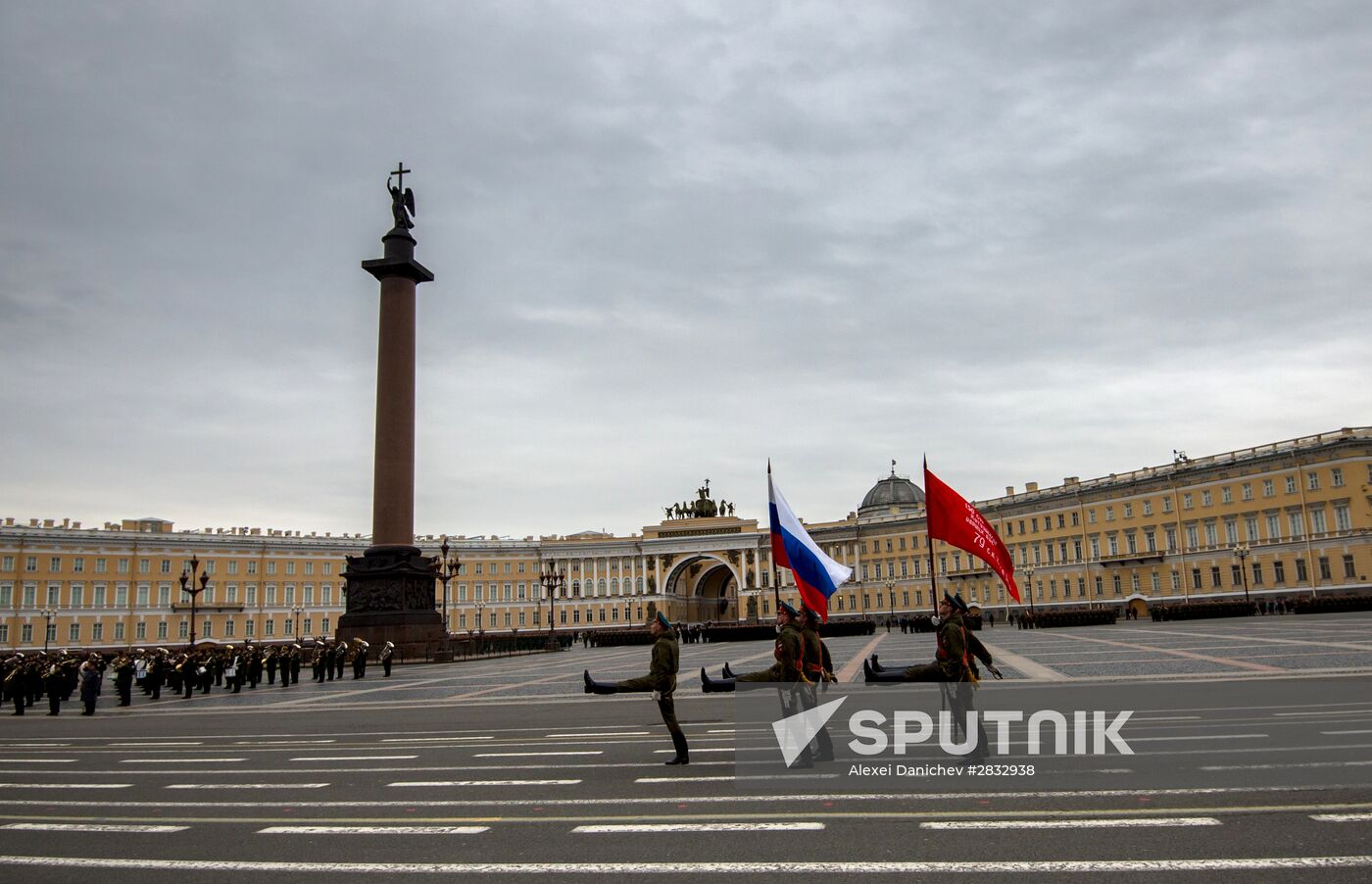 Rehearsal of Victory Parade in St Petersburg