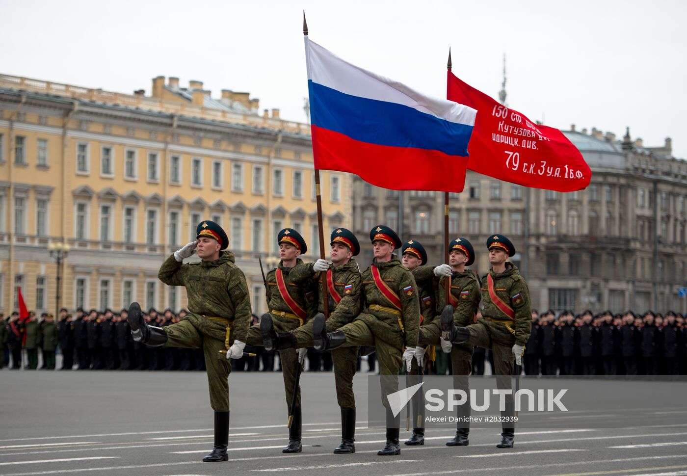 Rehearsal of Victory Parade in St Petersburg
