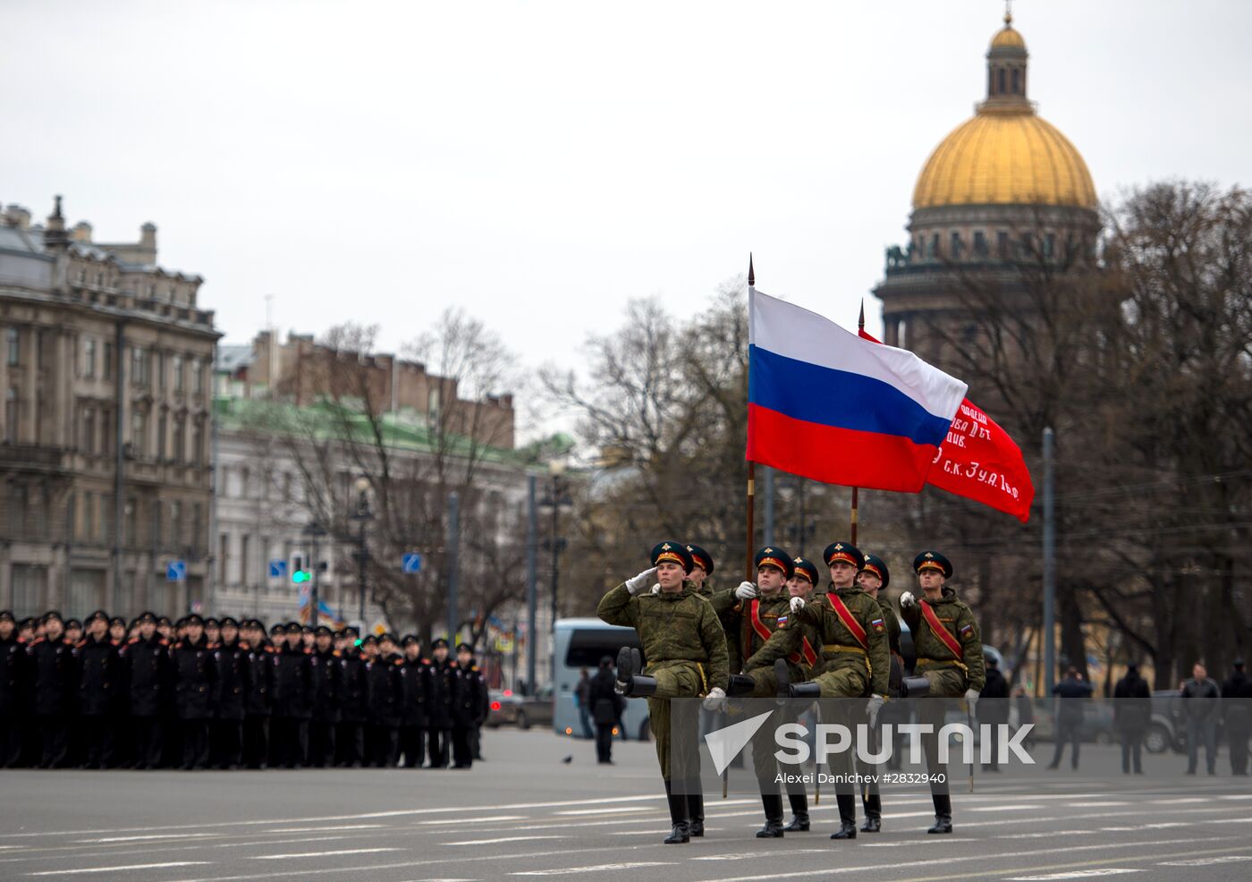 Rehearsal of Victory Parade in St Petersburg