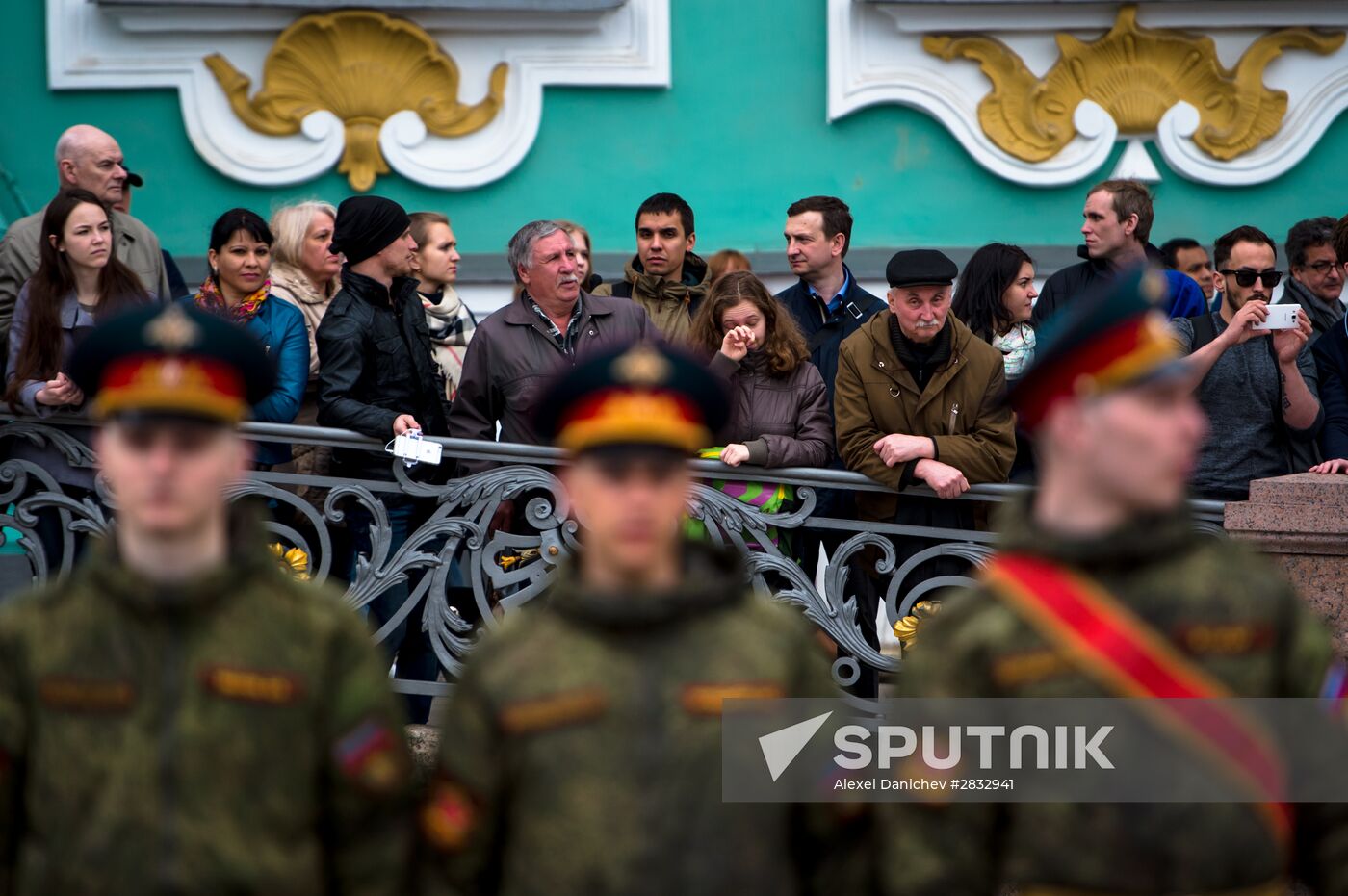 Rehearsal of Victory Parade in St Petersburg