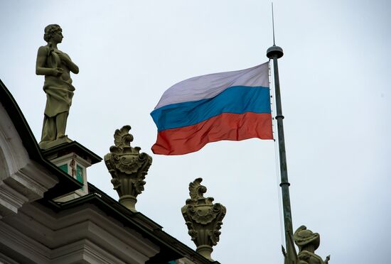 Rehearsal of Victory Parade in St Petersburg