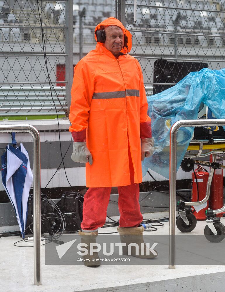 Preparations for Formula 1 Russian Grand Prix