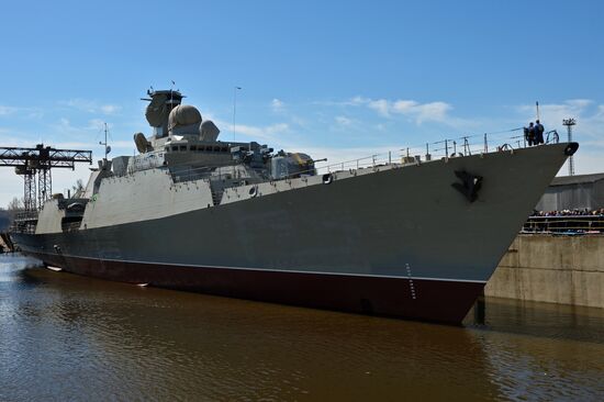 Gepard 3.9 frigate floated out in Zelenodolsk