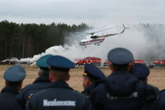 Emergencies Ministry drill to eliminate wildfire consequences in Moscow Region