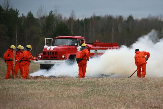 Emergencies Ministry drill to eliminate wildfire consequences in Moscow Region
