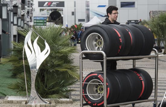 Preparations for Formula 1 Russian Grand Prix