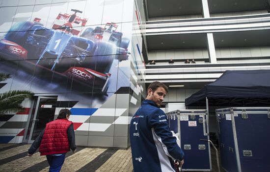 Preparations for Formula 1 Russian Grand Prix