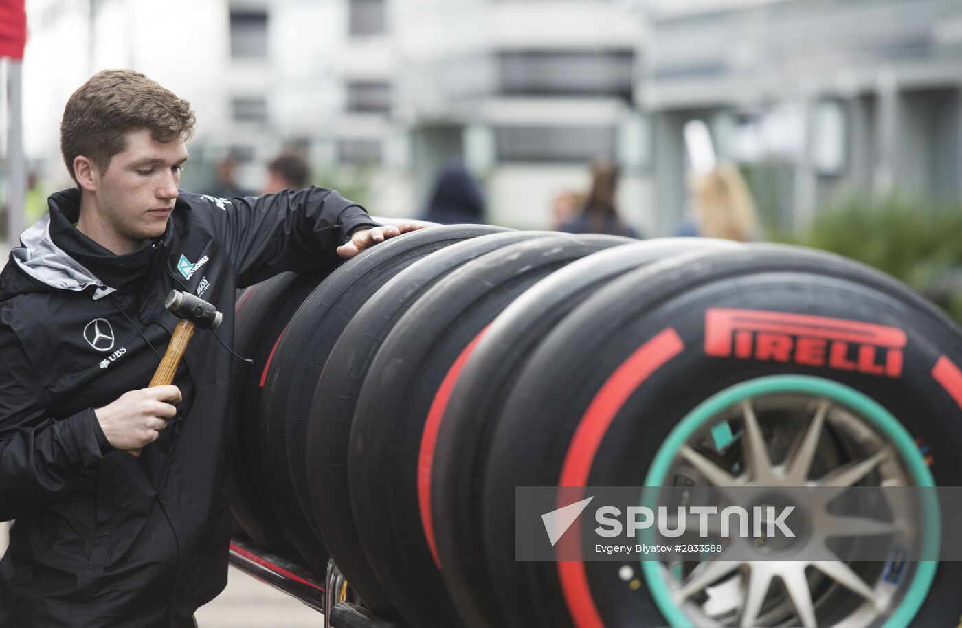 Preparations for Formula 1 Russian Grand Prix