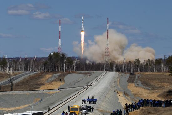 First launch at Vostochny Space Center