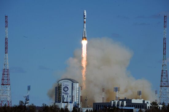 Vladimir Putin at Vostochny Space Launch Center