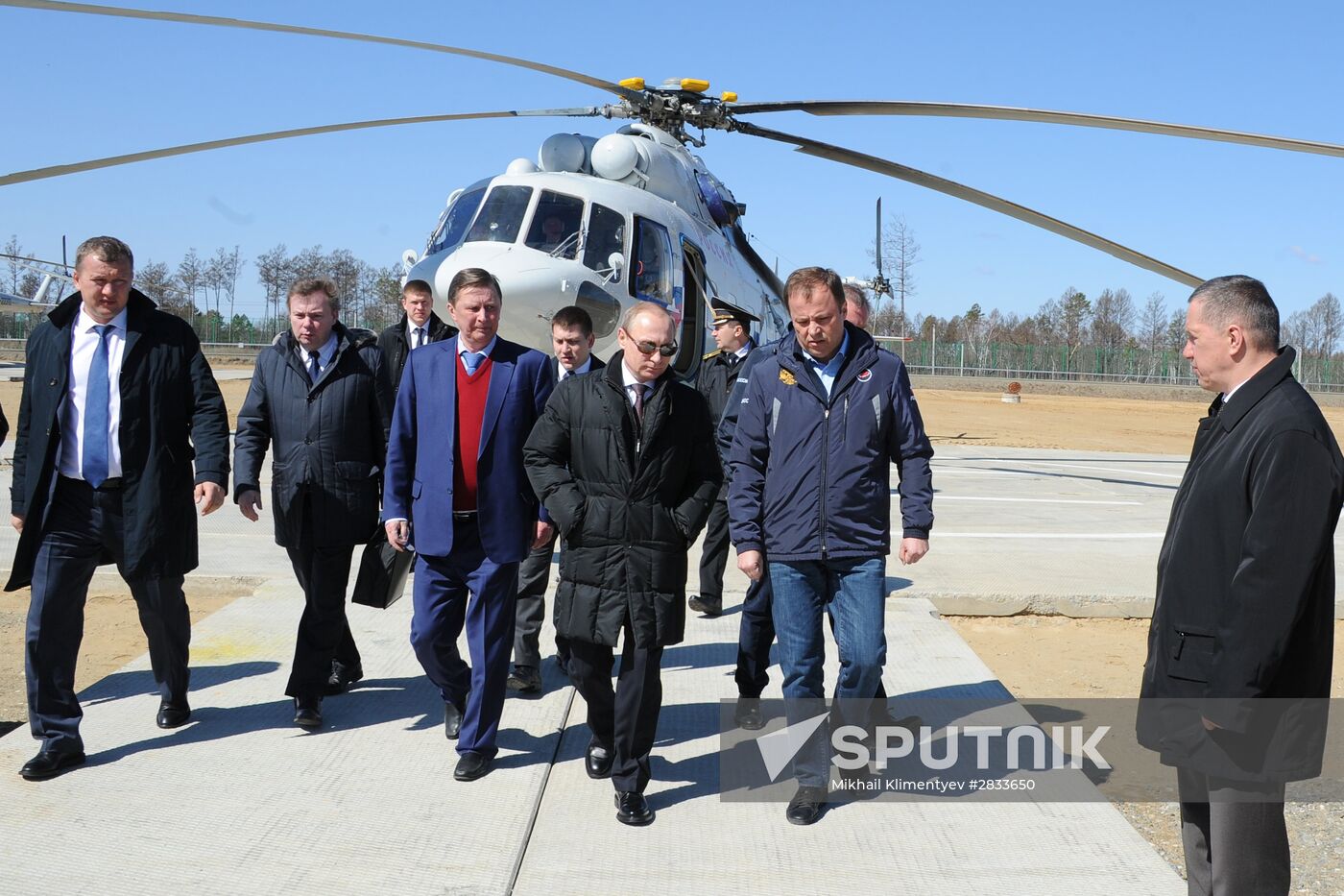 Vladimir Putin at Vostochny Space Center
