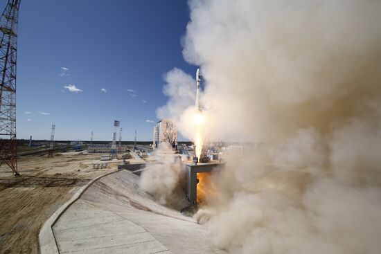 Vladimir Putin at Vostochny Space Launch Center