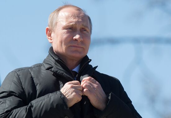 Vladimir Putin at Vostochny Space Center