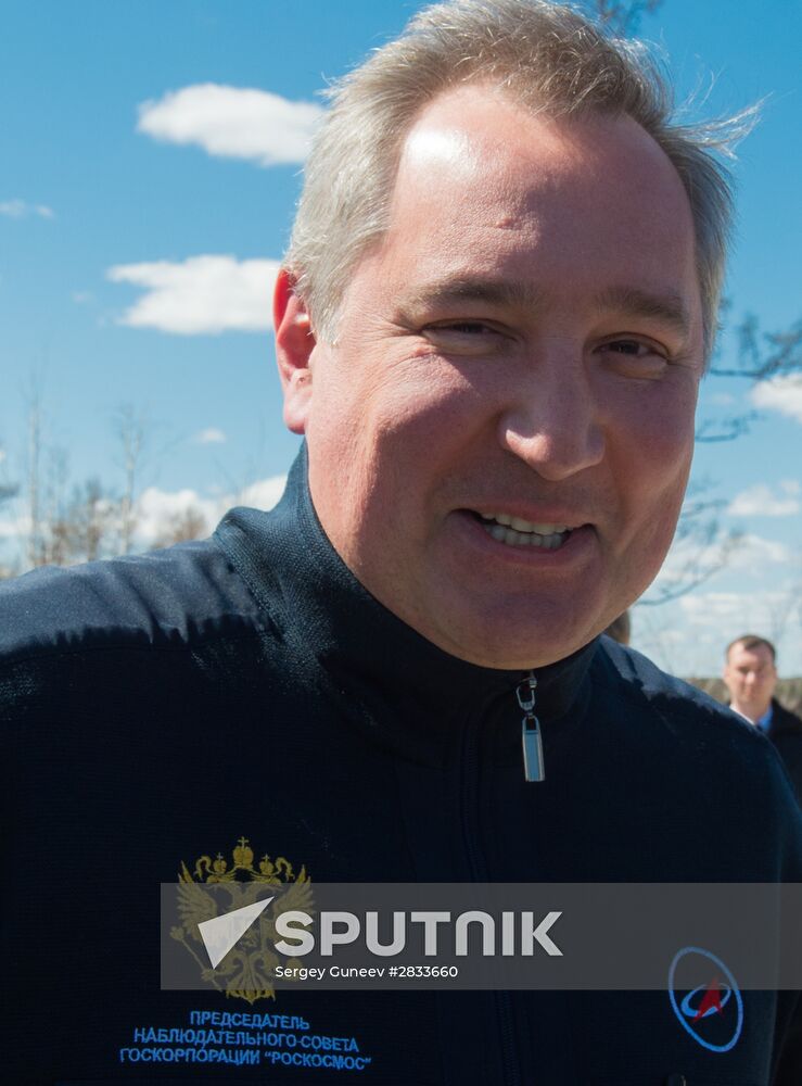 Vladimir Putin at Vostochny Space Launch Center
