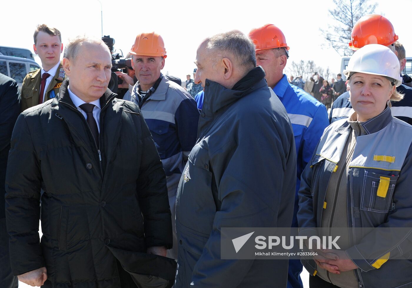 Vladimir Putin at Vostochny Space Center