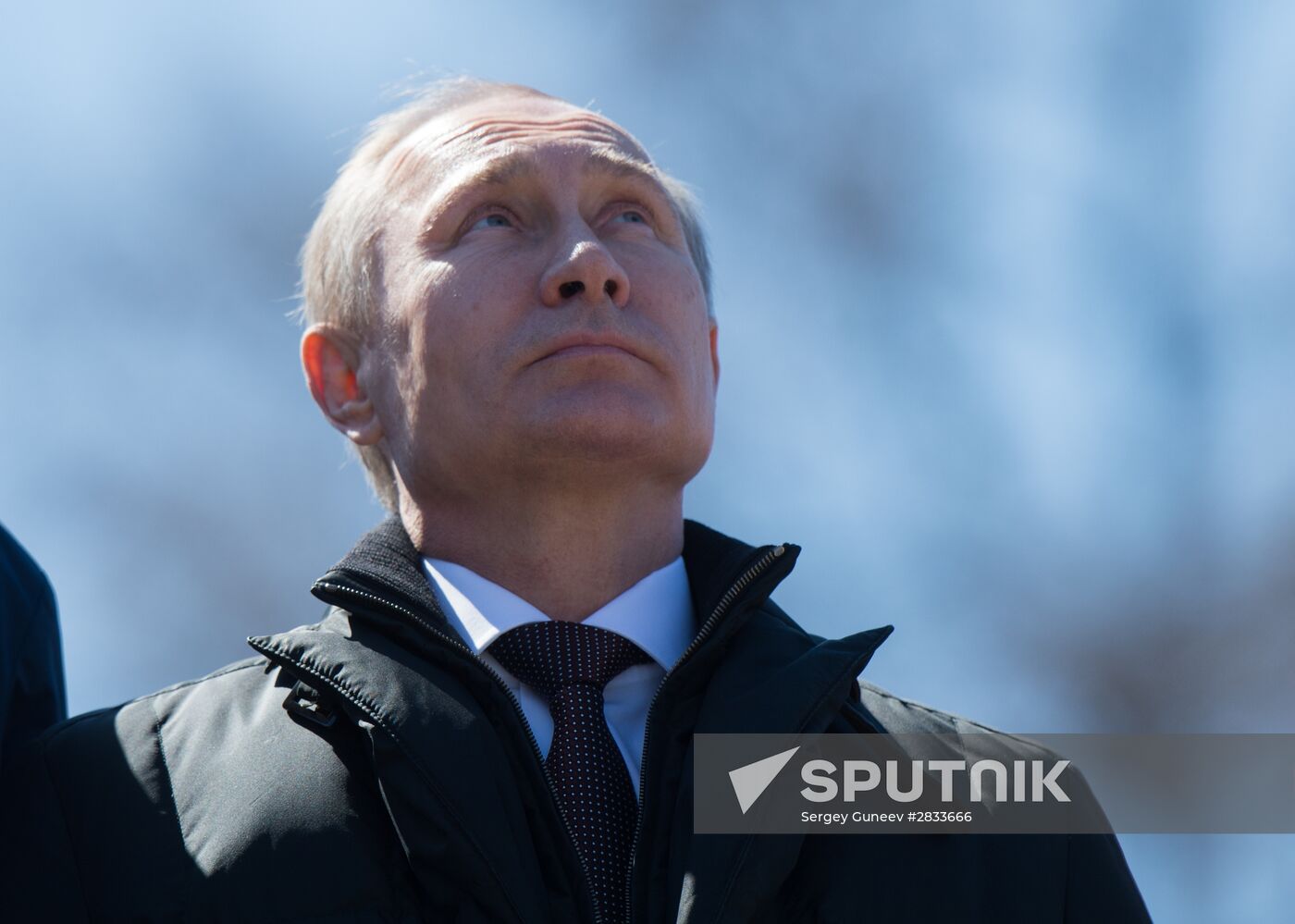 Vladimir Putin at Vostochny Space Launch Center