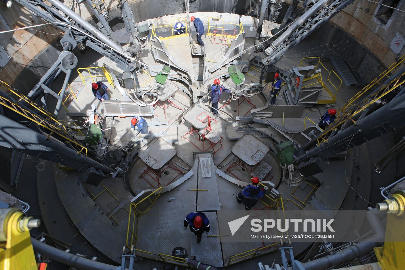 Vladimir Putin at Vostochny Space Launch Center