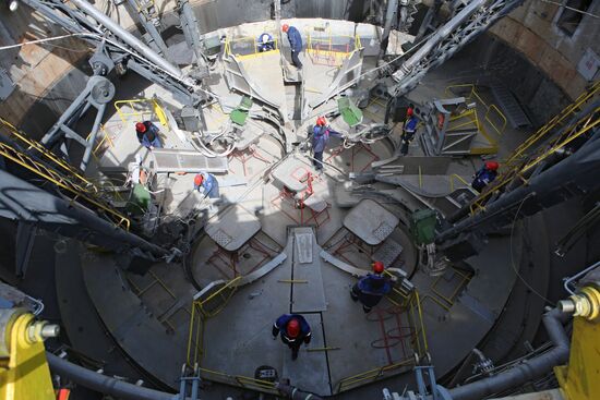 Vladimir Putin at Vostochny Space Launch Center