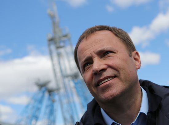 Vladimir Putin at Vostochny Space Launch Center