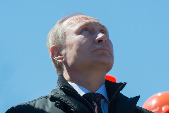 Vladimir Putin at Vostochny Space Launch Center