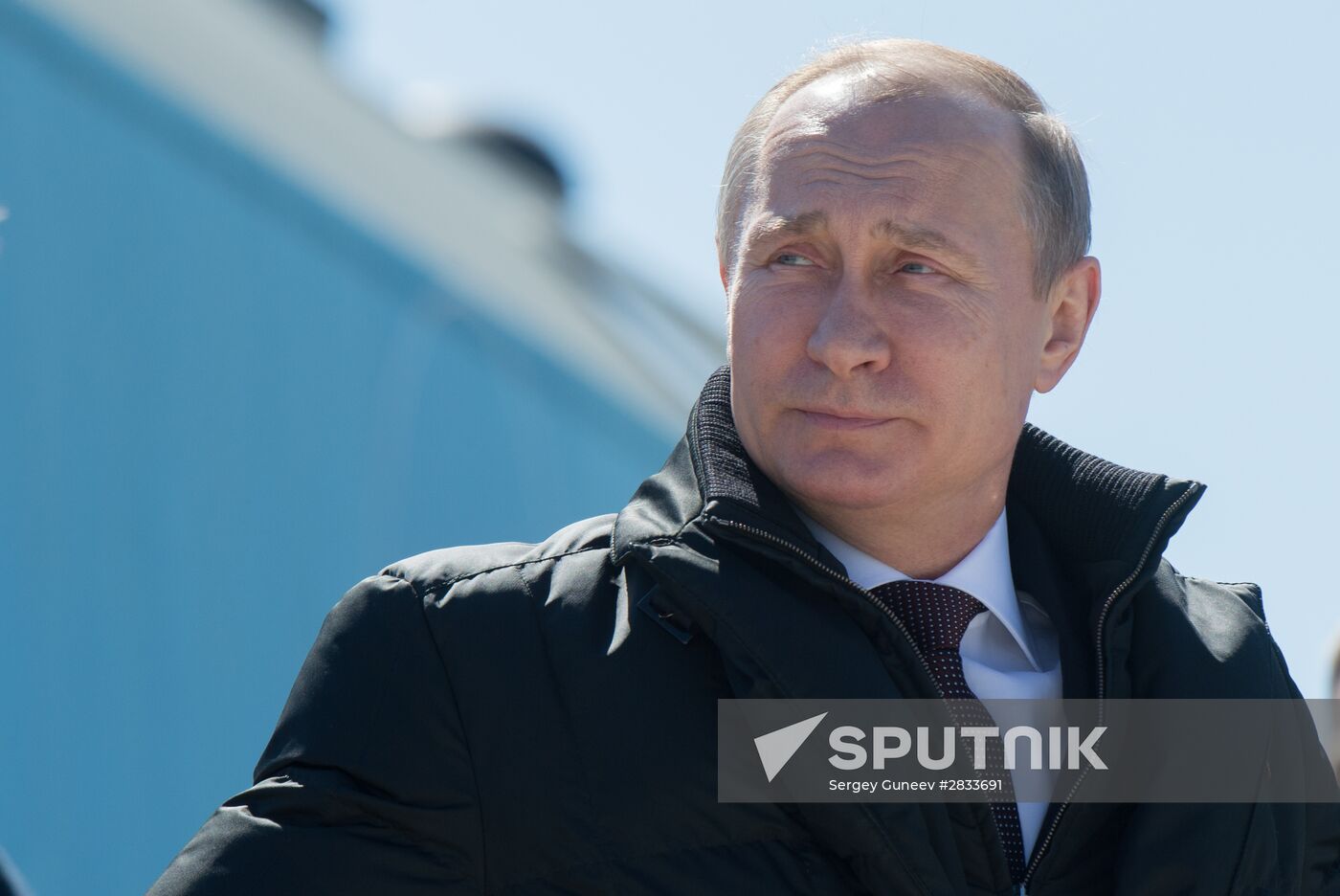 Vladimir Putin at Vostochny Space Center