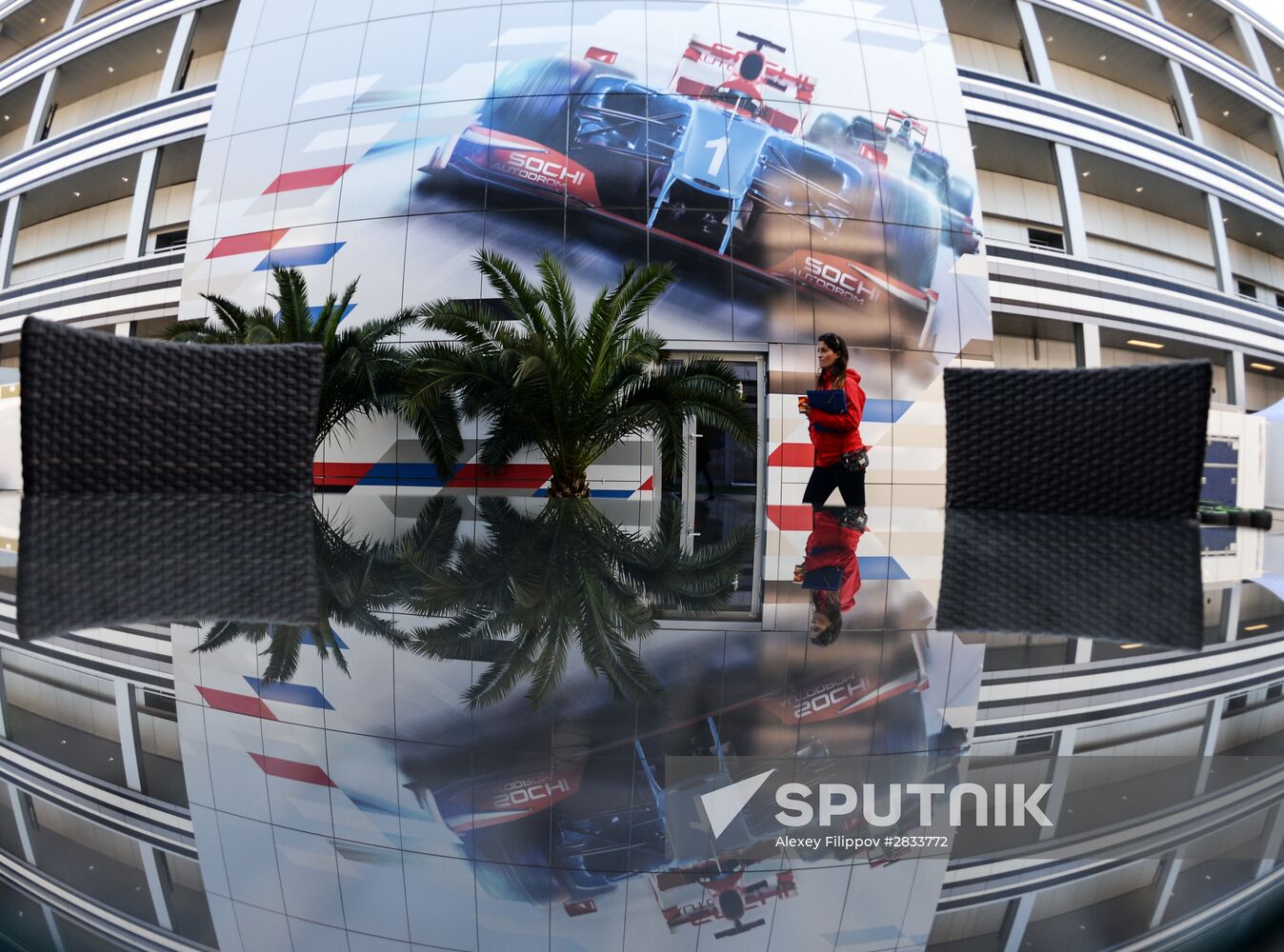 Preparing for Russian stage of Formula One World Championship