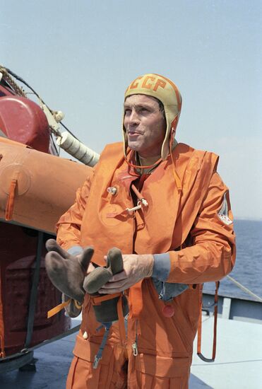 Pilot-cosmonaut Serebrov