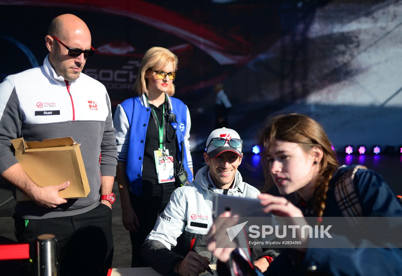 Preparations for Formula 1 Russian Grand Prix
