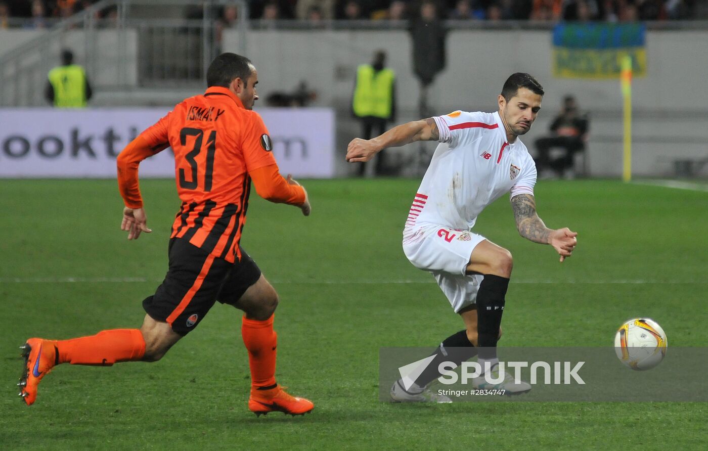 UEFA Europa League. Shakhtar vs. Sevilla