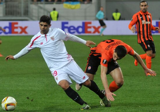 UEFA Europa League. Shakhtar vs. Sevilla