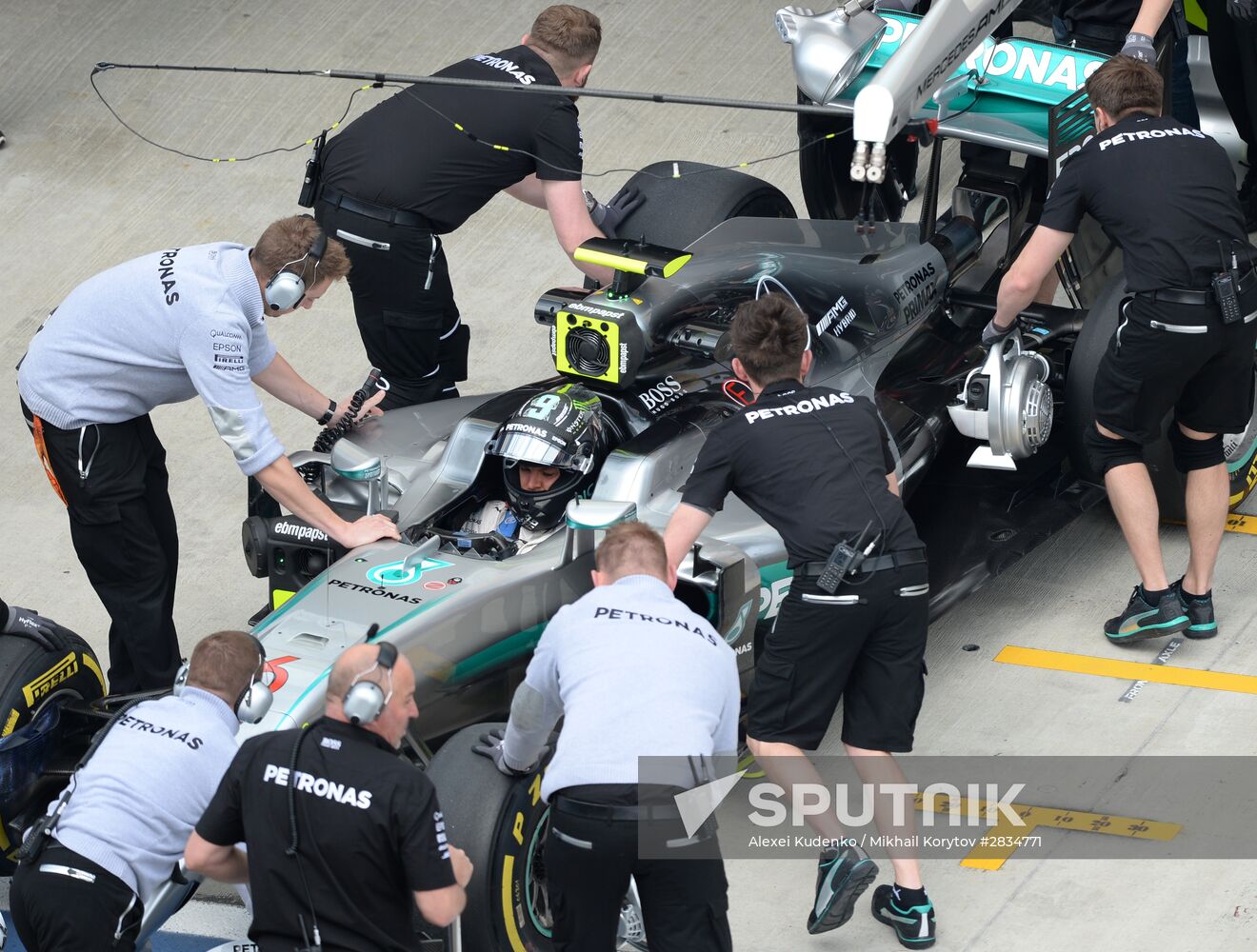 2016 Formula 1 Russian Grand Prix. Practice one